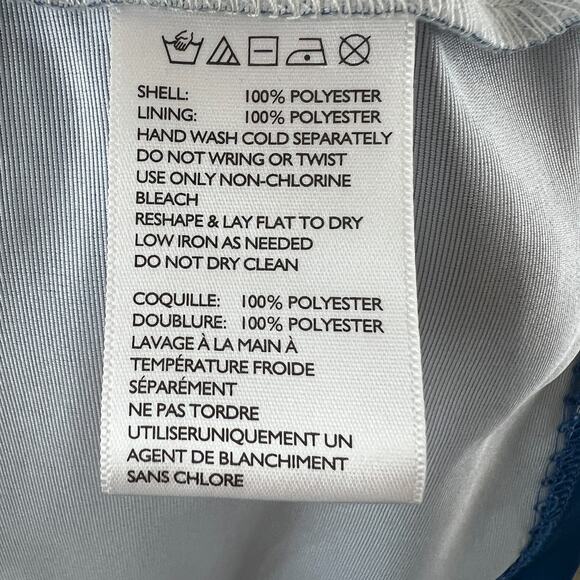 URBAN OUTFITTERS Silence + Noise Navy Blue Bead Trim Ombre Leopard Dress M NEW - Picture 9 of 10